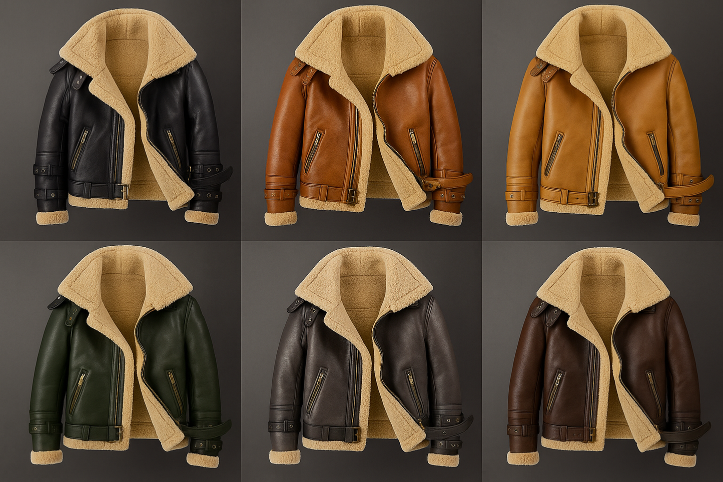 Altitude Ace – Men’s Shearling-Lined Leather Aviator Jacket Luxequir Vogue
