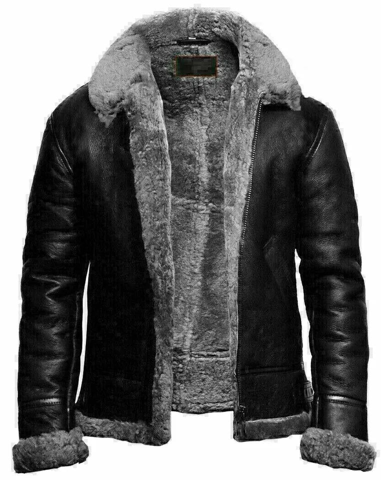 Blizzard B3 – Men’s RAF Sheepskin Bomber Jacket Luxequir Vogue
