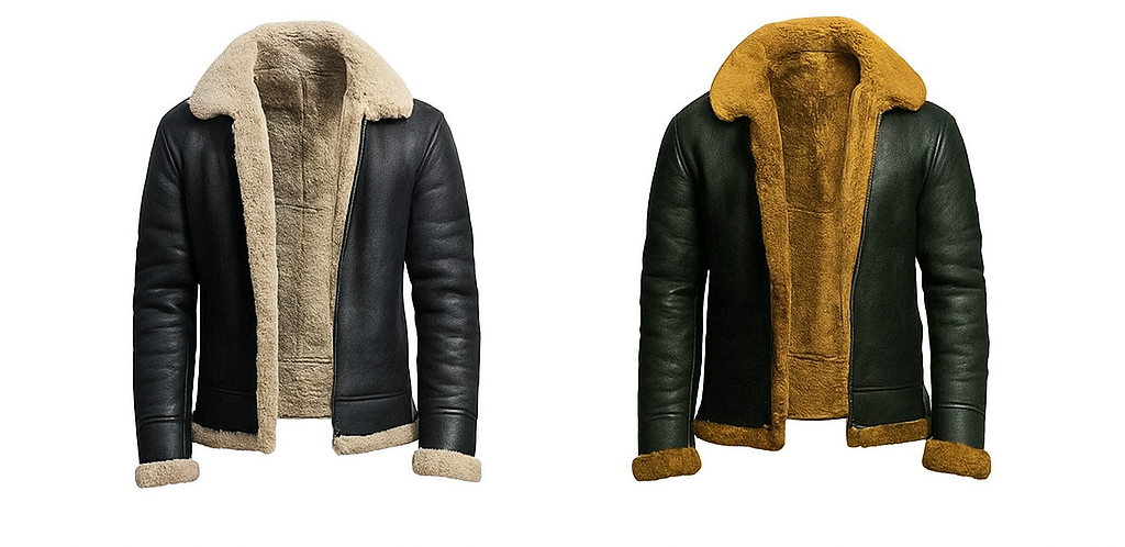 Blizzard B3 – Men’s RAF Sheepskin Bomber Jacket Luxequir Vogue