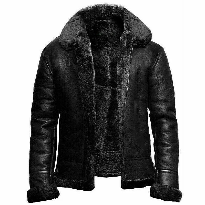 Blizzard B3 – Men’s RAF Sheepskin Bomber Jacket Luxequir Vogue