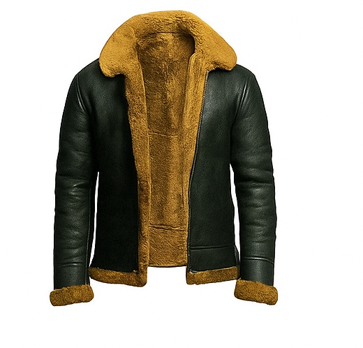 Blizzard B3 – Men’s RAF Sheepskin Bomber Jacket Luxequir Vogue