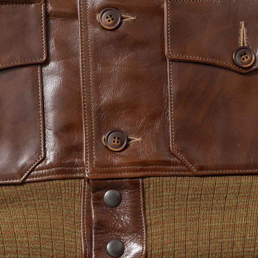 Seal Valor – Men’s Vintage A-1 Leather Bomber Jacket