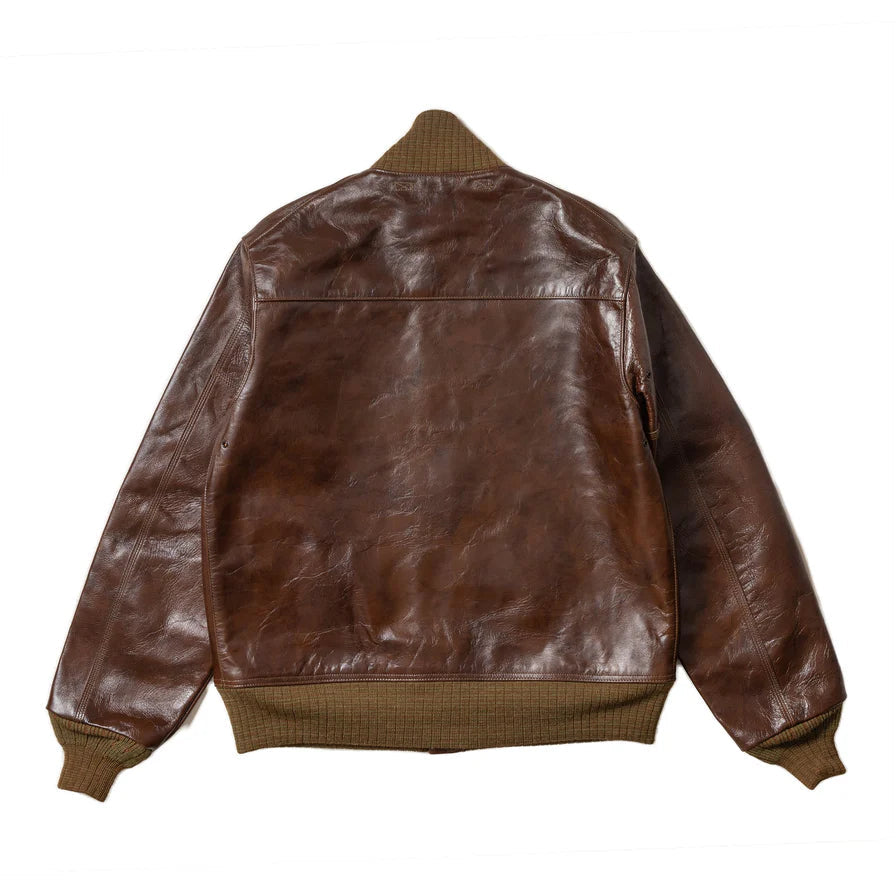 Seal Valor – Men’s Vintage A-1 Leather Bomber Jacket Luxequir Vogue