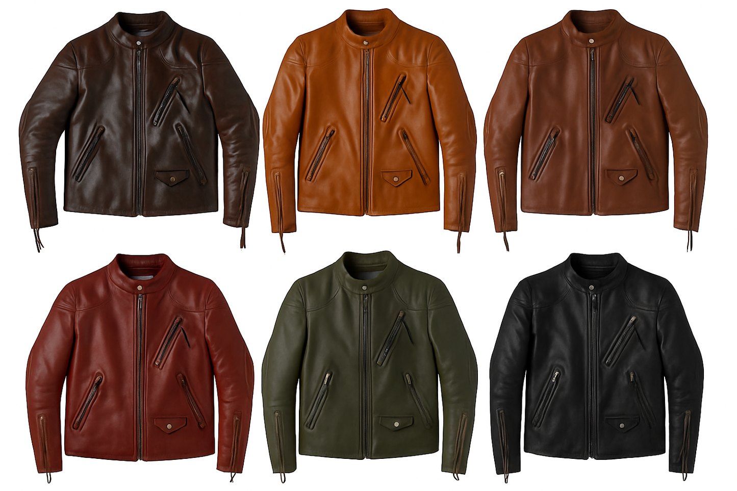 Iron Ember – Men’s Vintage Crunch Cowhide Leather Biker Jacket Luxequir Vogue