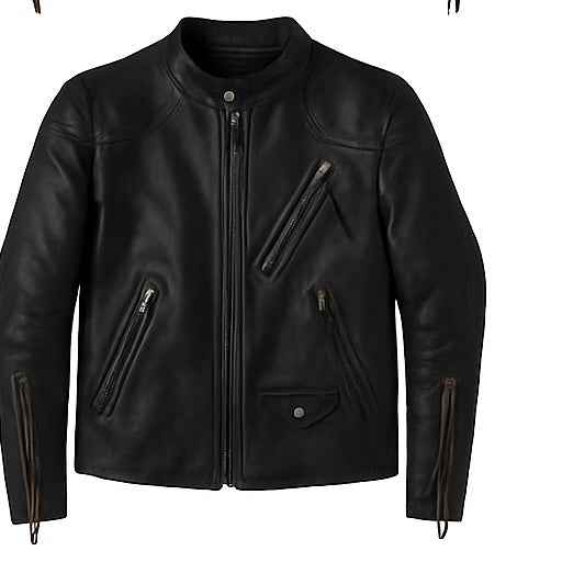 Iron Ember – Men’s Vintage Crunch Cowhide Leather Biker Jacket