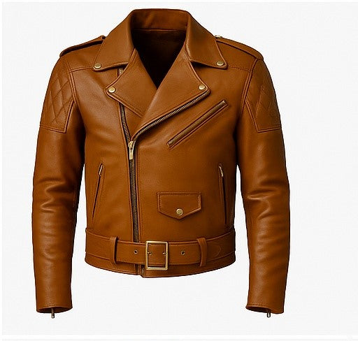 KnightMark – Men’s Armored Quilted Leather Biker Suit Luxequir Vogue