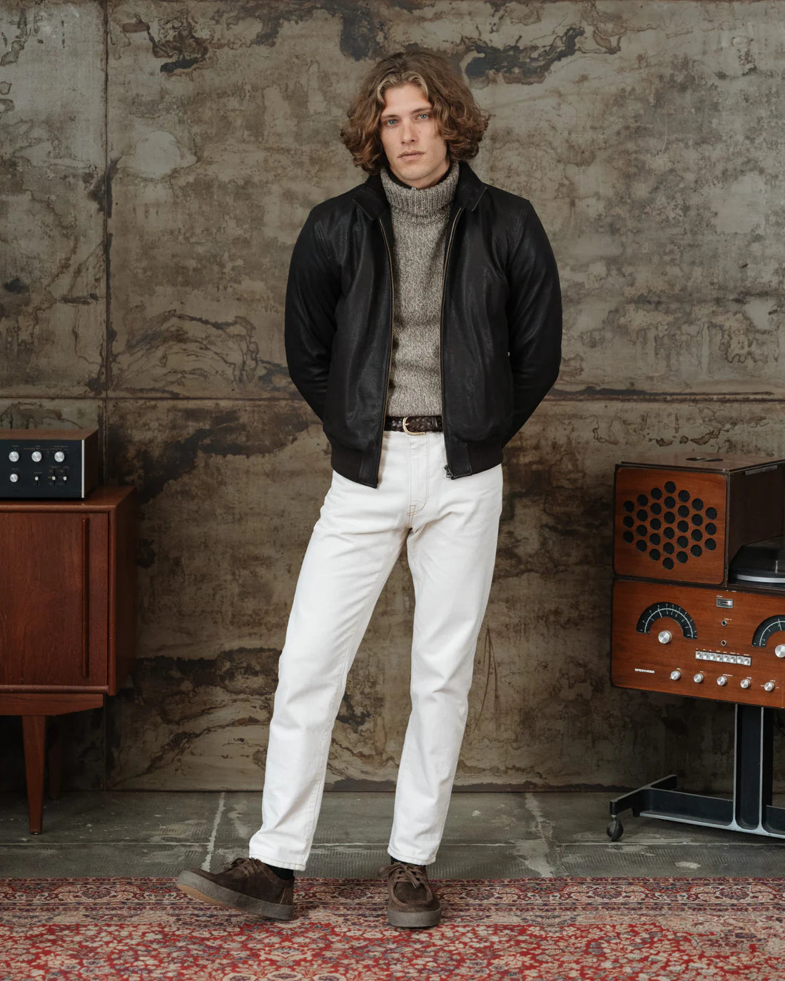 The Beaumont – Luxequir Signature Bomber in Deep Earth Leather Luxequir Vogue
