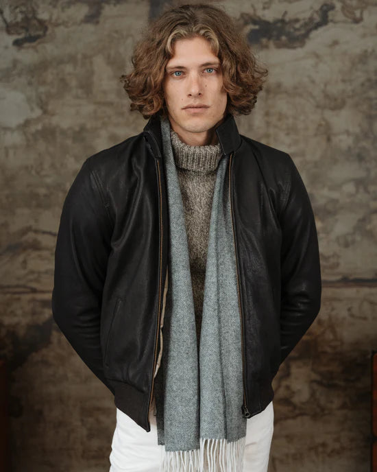 The Beaumont – Luxequir Signature Bomber in Deep Earth Leather Luxequir Vogue