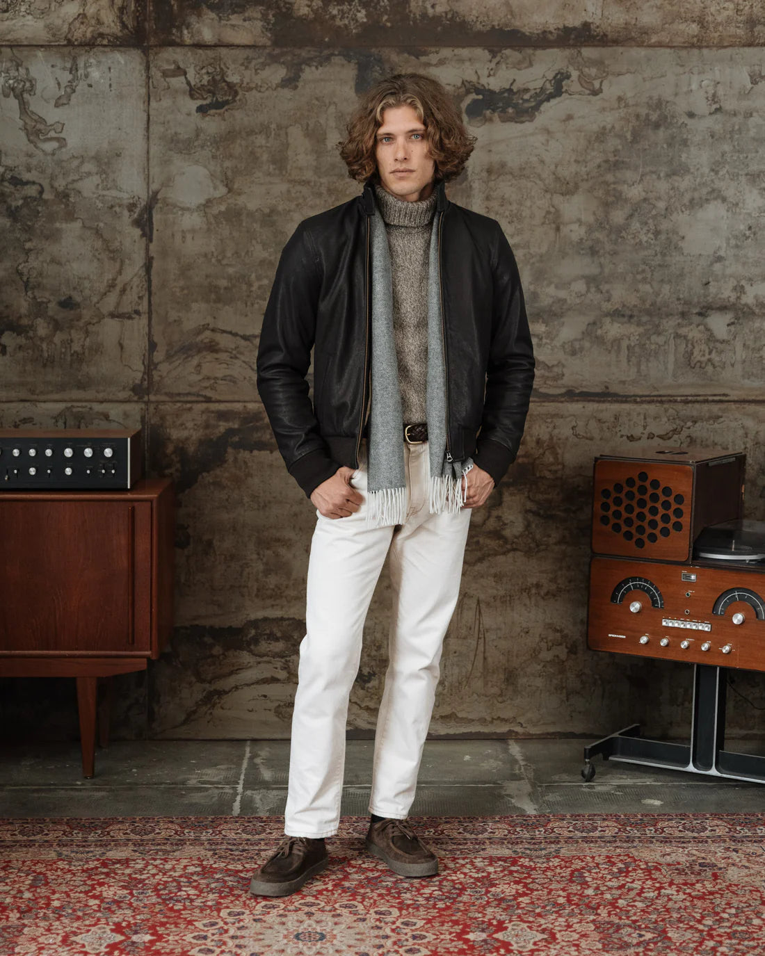 The Beaumont – Luxequir Signature Bomber in Deep Earth Leather Luxequir Vogue