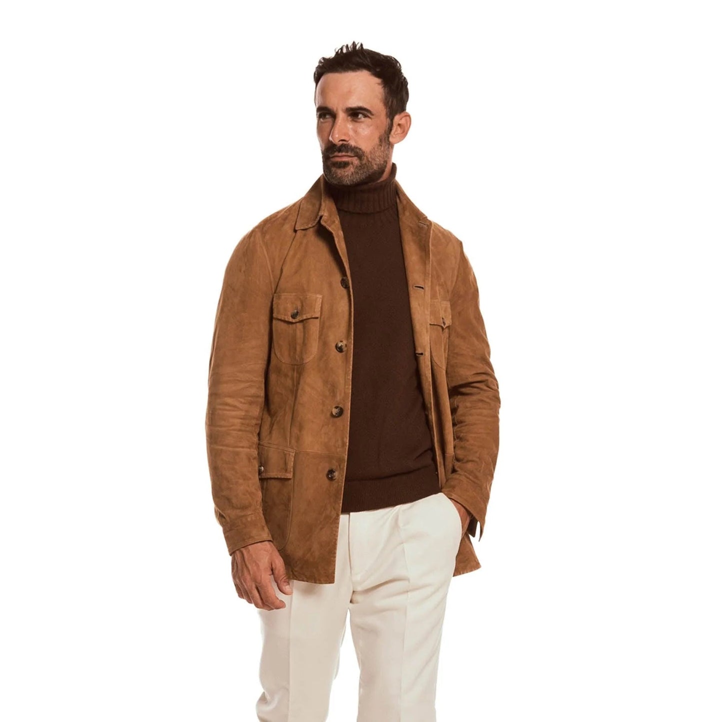 Luxequir Dune Trail – Reverse Suede Handmade Iconic Safari Jacket Luxequir Vogue