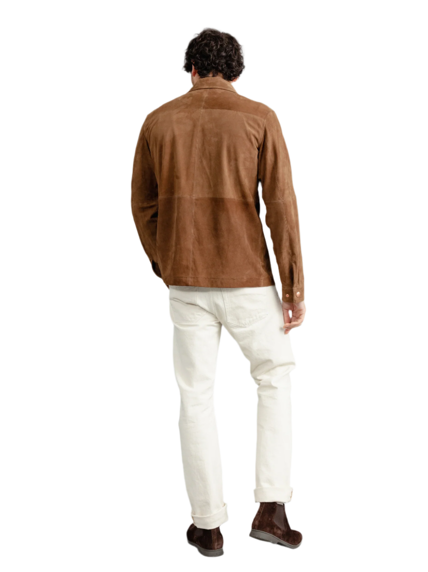 The Suede Panelled Overshirt – Luxe Tan Luxequir Vogue
