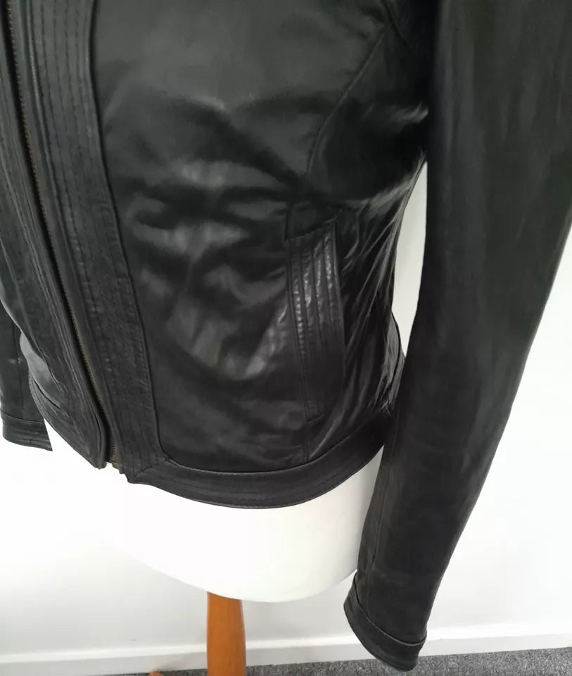 NEXT Nova Curve – Women’s Soft Real Leather Sculpted Jacket Luxequir Vogue