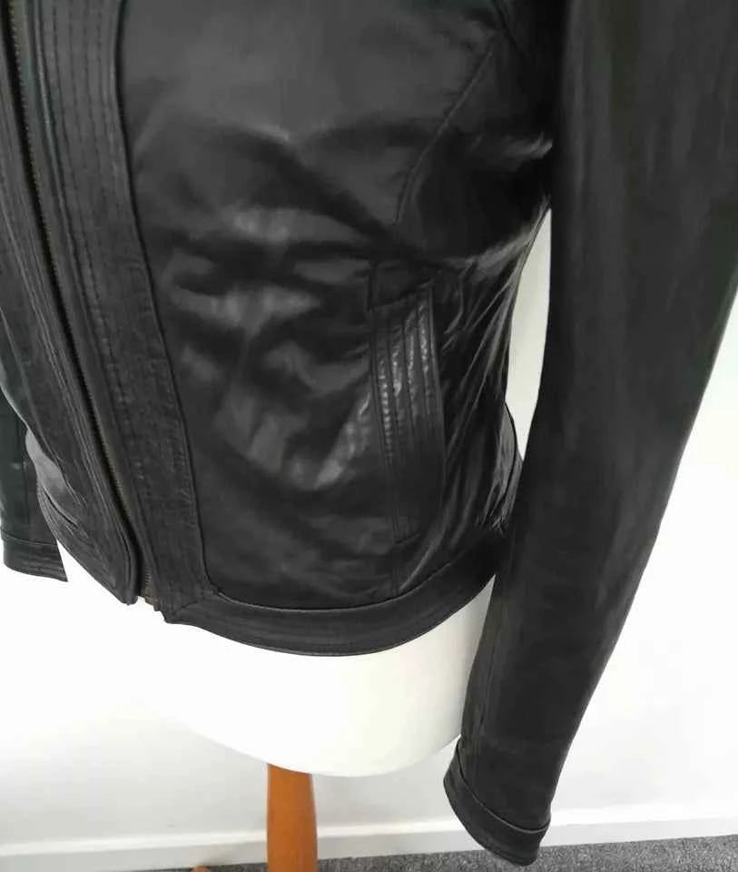 NEXT Nova Curve – Women’s Soft Real Leather Sculpted Jacket