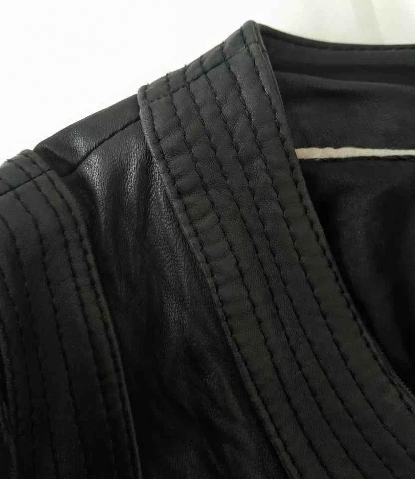 NEXT Nova Curve – Women’s Soft Real Leather Sculpted Jacket