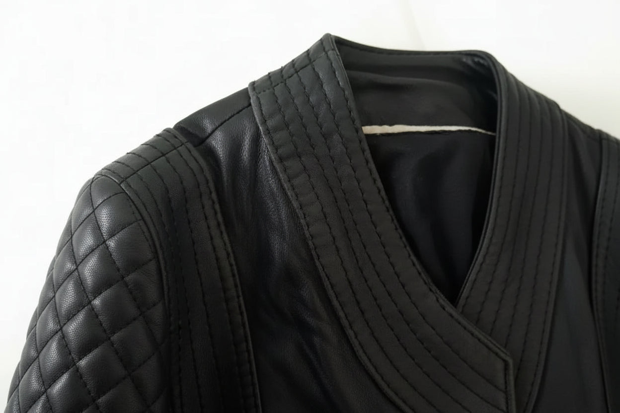 NEXT Nova Curve Women's Soft Real Leather Jacket for Sculpted Style and Comfort Luxequir Vogue