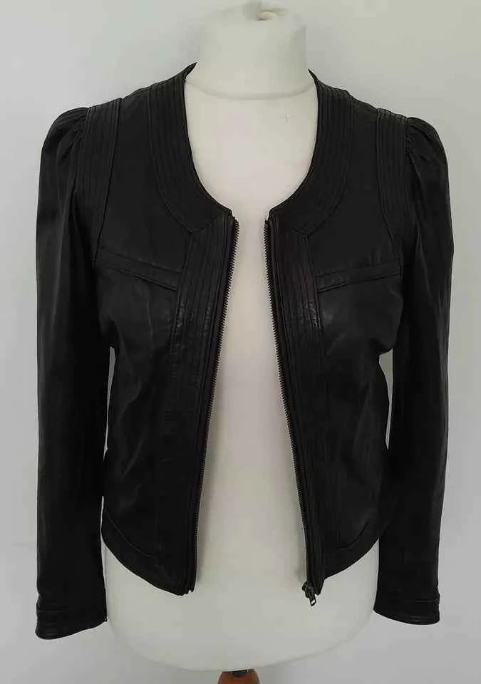 NEXT Nova Curve – Women’s Soft Real Leather Sculpted Jacket