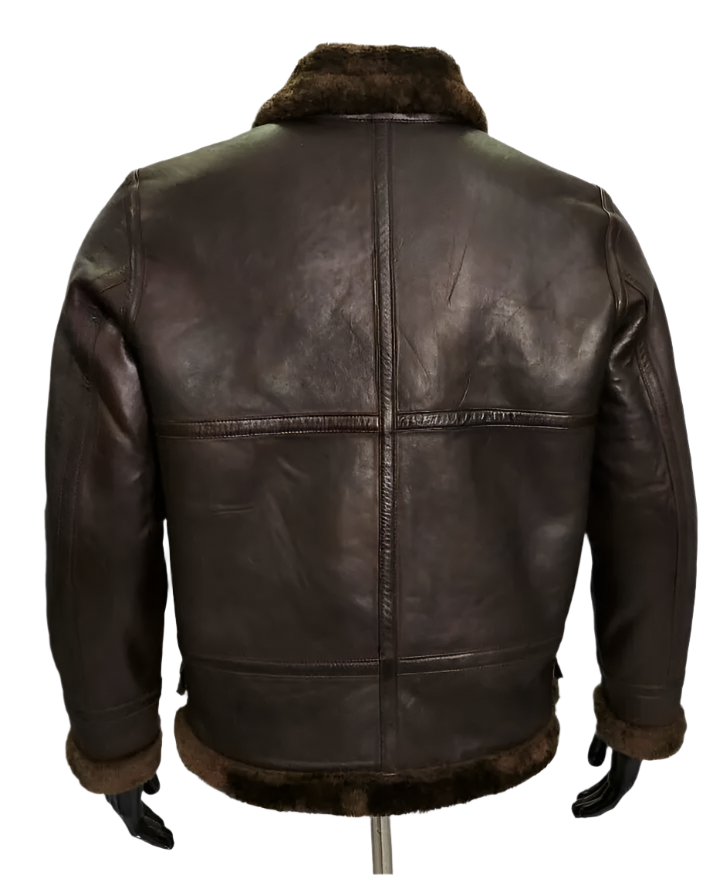 Stormhide Aviator – Vintage B3 Brown Shearling Bomber Luxequir Vogue