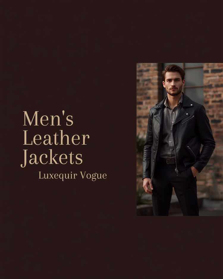 Men's leather jackets collection - Luxequir Vogue