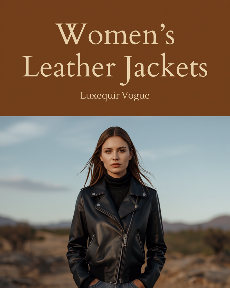 Women's leather jackets collection - Luxequir Vogue