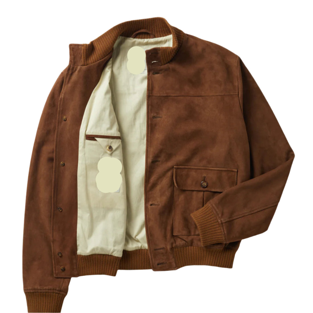 Compiano Heritage – Men’s Suede Leather Bomber Jacket Luxequir Vogue