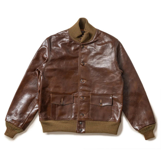 Seal Valor – Men’s Vintage A-1 Leather Bomber Jacket Luxequir Vogue