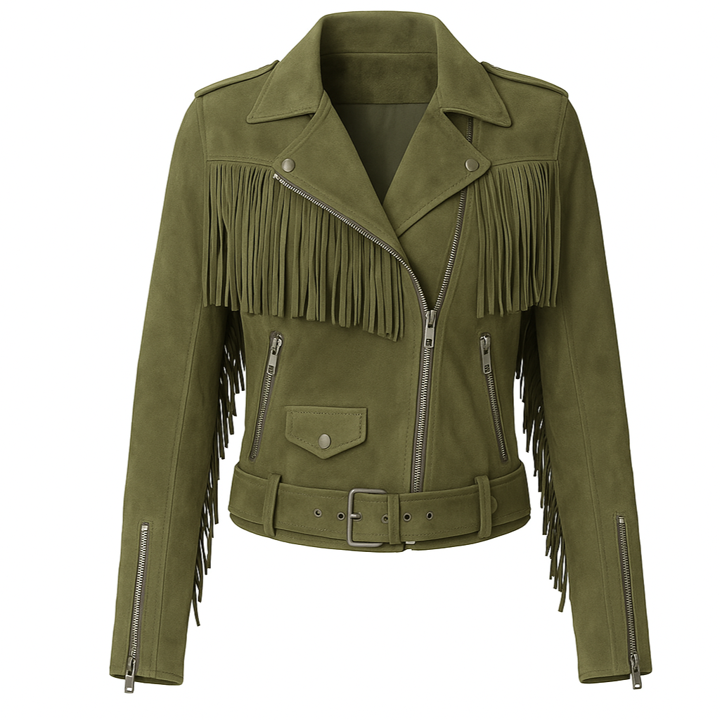 Canyon Rebel – Men’s Vintage Brown Suede Fringe Jacket Luxequir Vogue