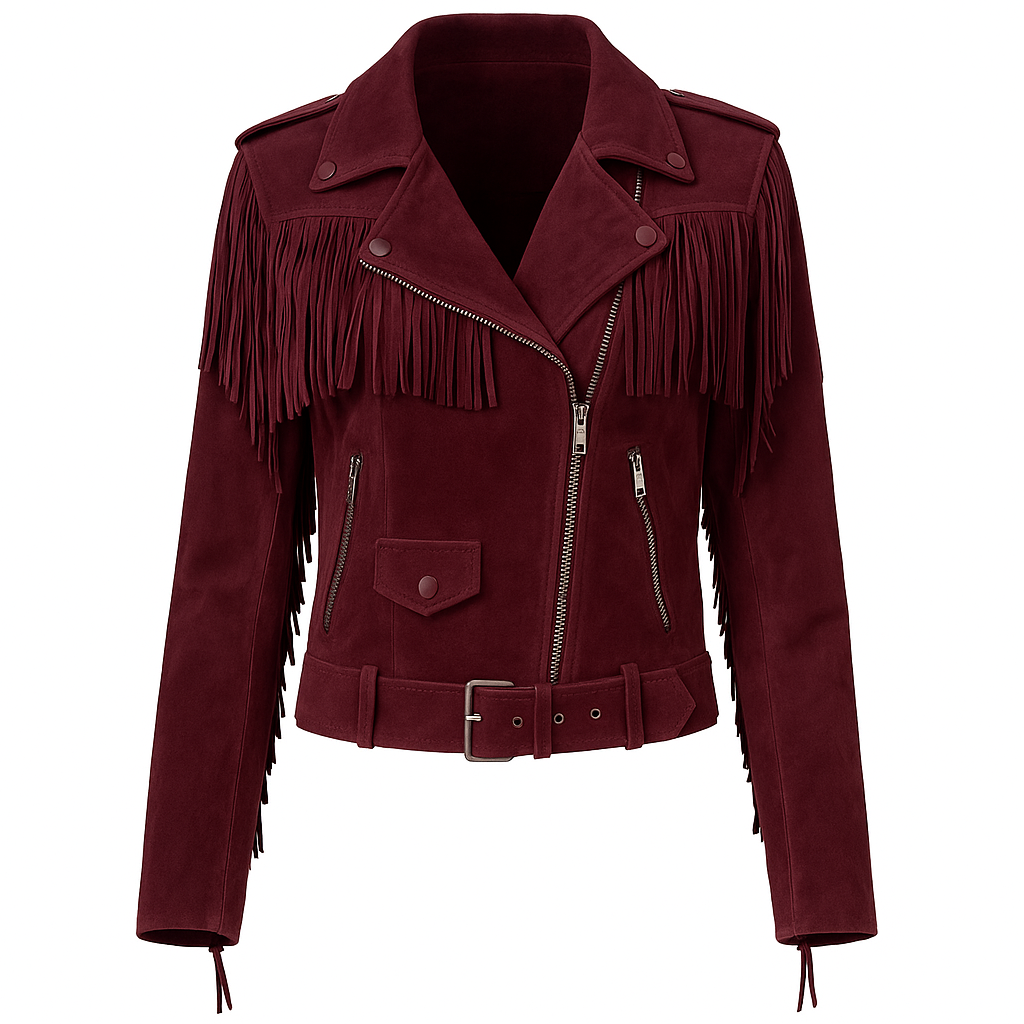 Canyon Rebel – Men’s Vintage Brown Suede Fringe Jacket Luxequir Vogue