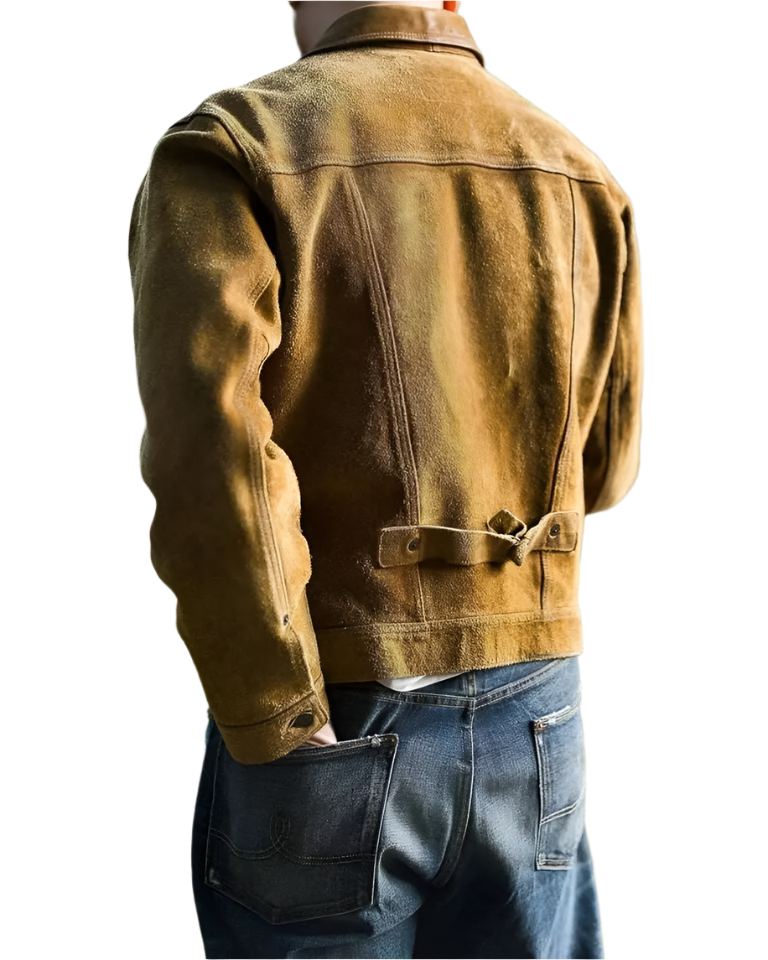 Canyon Rust Trucker – Classic Cow Suede Luxequir Vogue