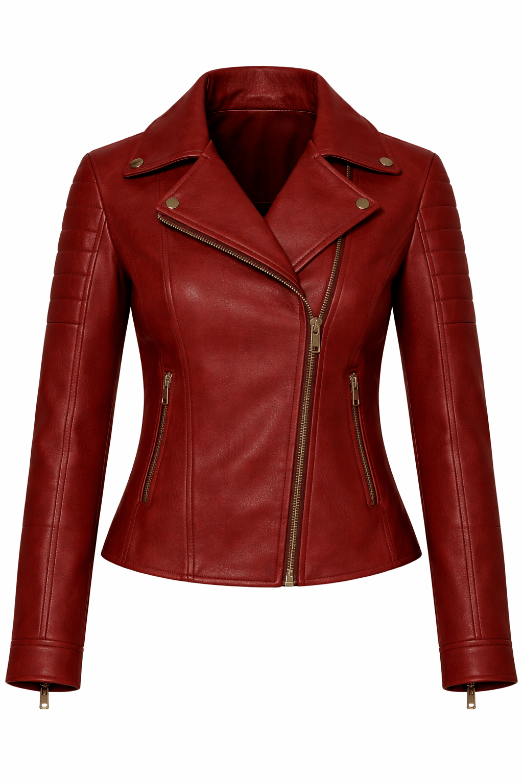 Rust Rebel™ Women’s Distressed Lambskin Biker Jacket