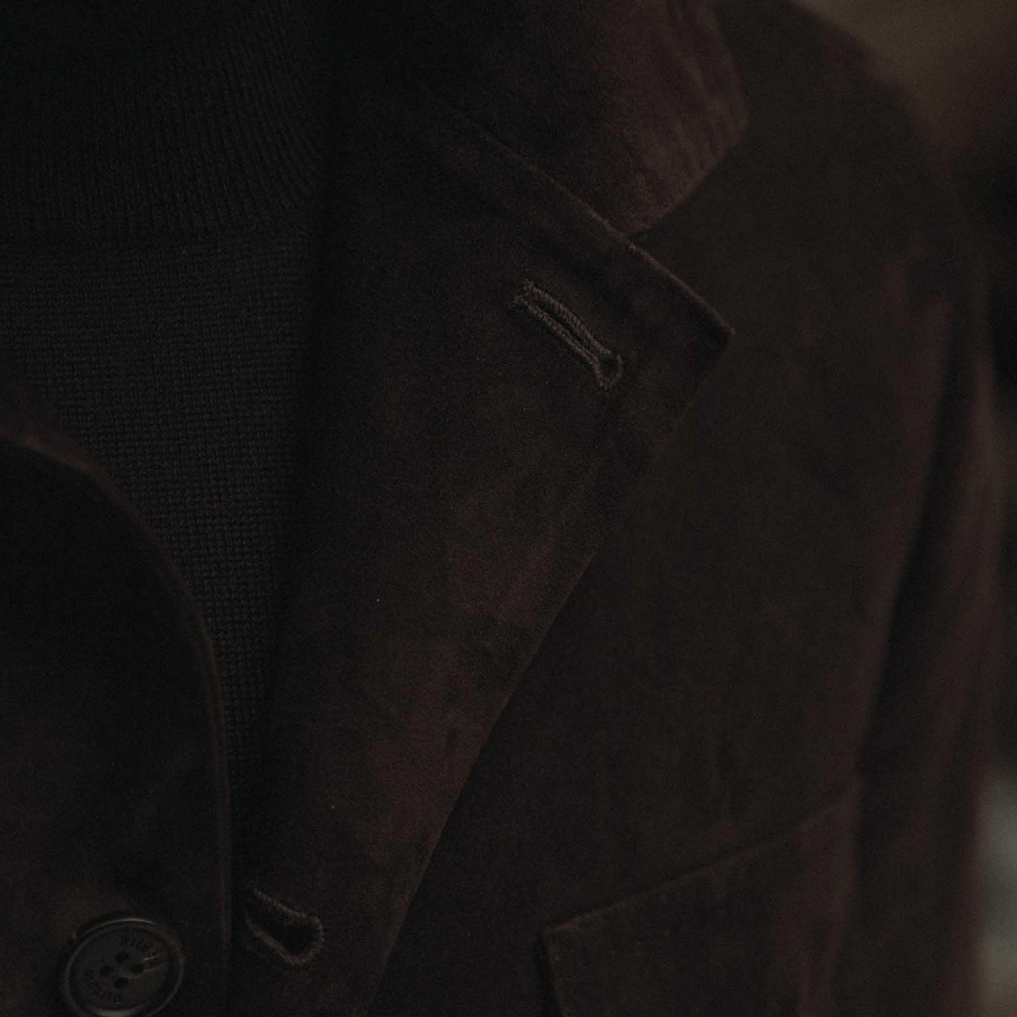 Deerskin Nomad – Men’s Dark Brown Sport Blouson Jacket with Detachable Hood Luxequir Vogue