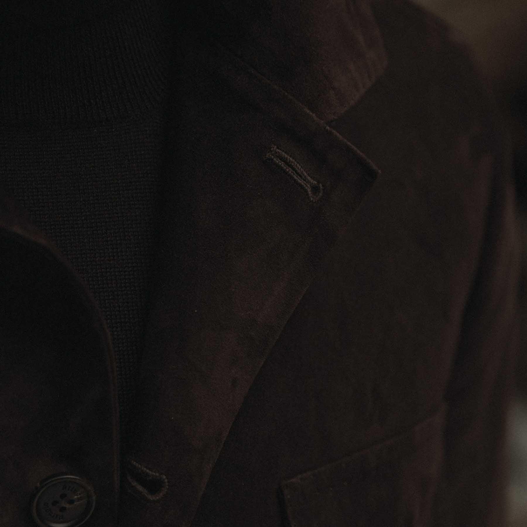 Deerskin Nomad – Men’s Dark Brown Sport Blouson Jacket with Detachable Hood Luxequir Vogue