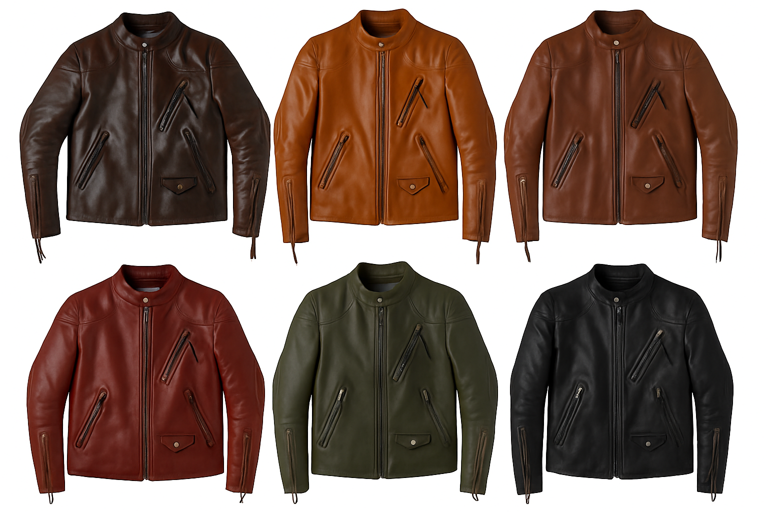 Iron Ember – Men’s Vintage Crunch Cowhide Leather Biker Jacket Luxequir Vogue