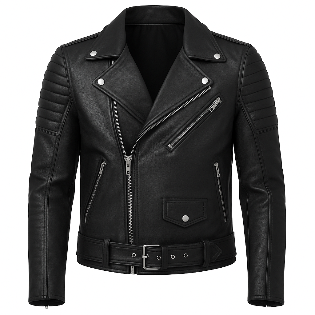 Iron Reign – Men’s Quilted Armored Biker Leather Jacket Luxequir Vogue