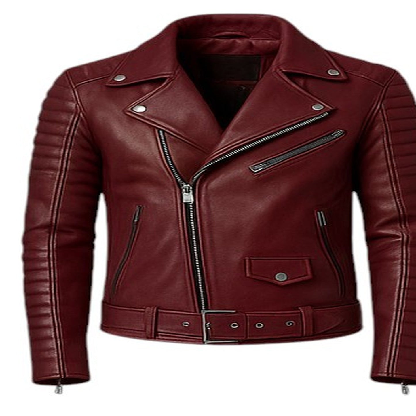 Iron Reign – Men’s Quilted Armored Biker Leather Jacket Luxequir Vogue