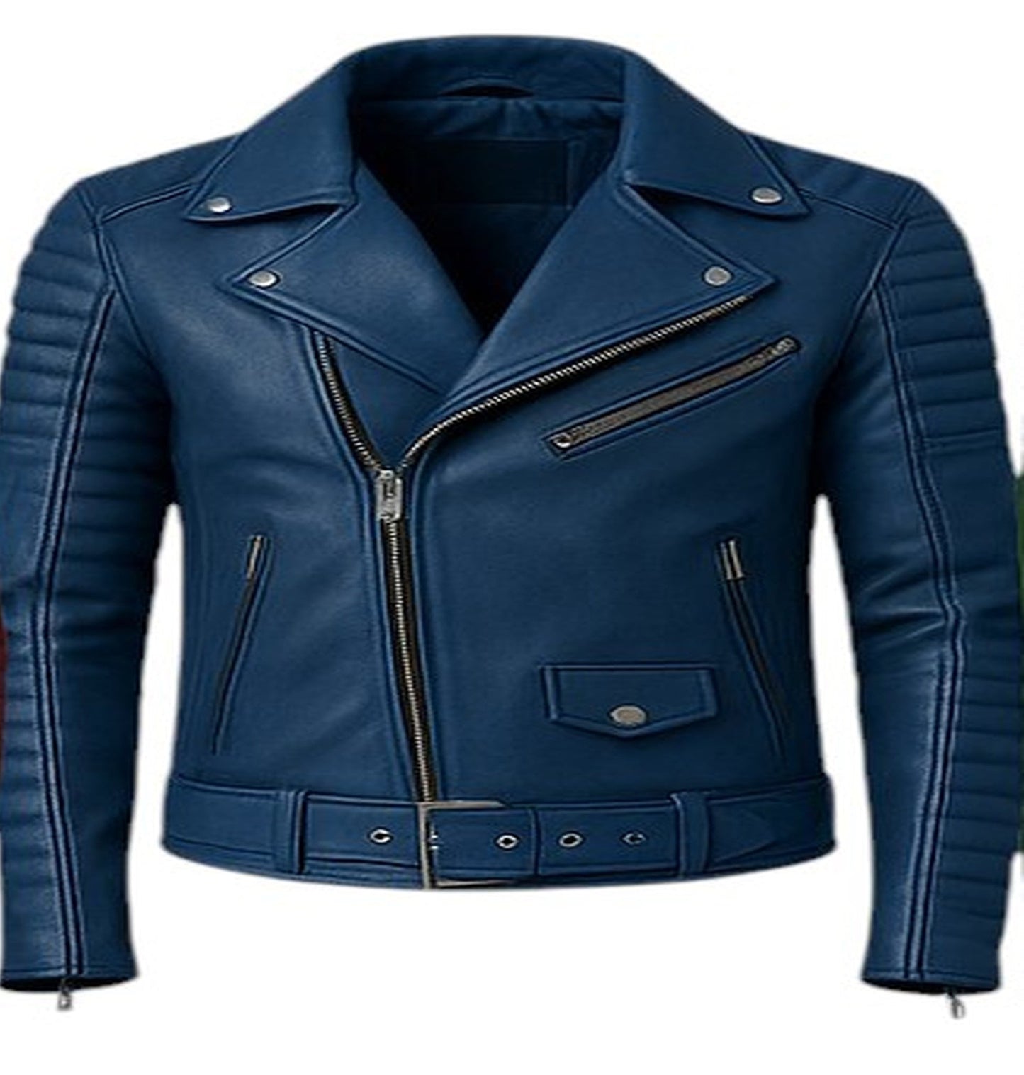 Iron Reign – Men’s Quilted Armored Biker Leather Jacket Luxequir Vogue
