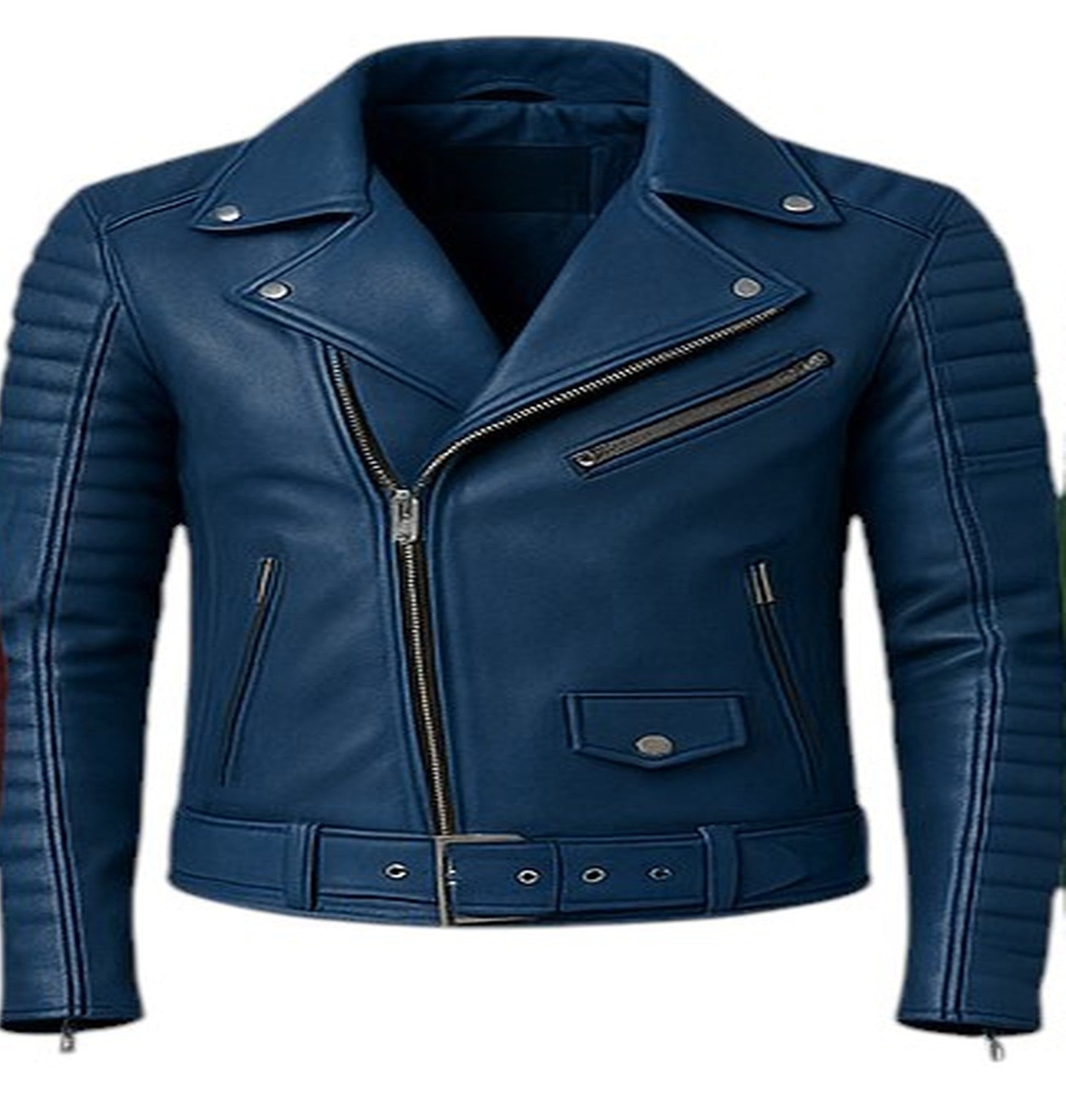 Iron Reign – Men’s Quilted Armored Biker Leather Jacket Luxequir Vogue