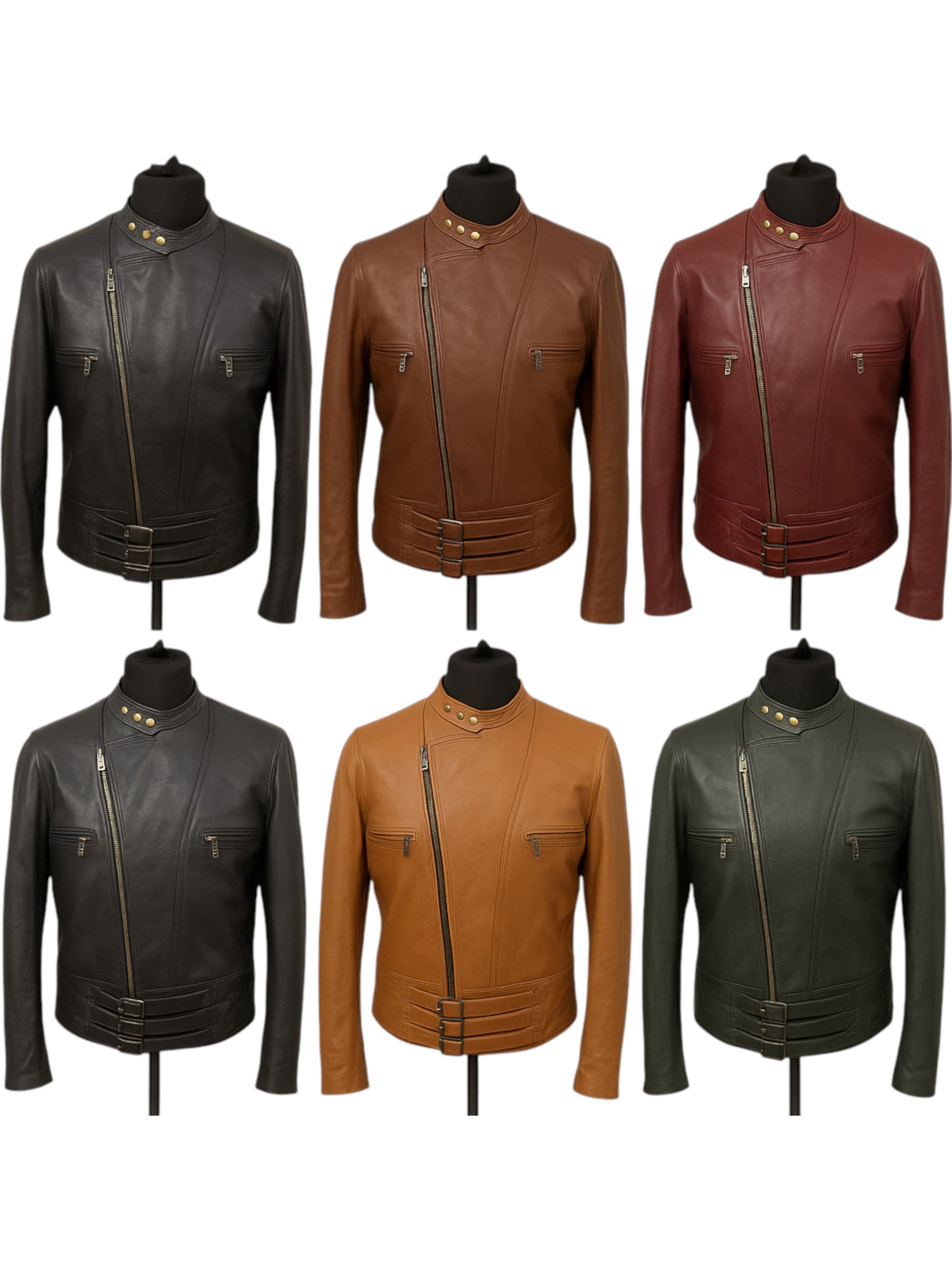 Iron Revolt – 70s Vintage Black Leather Motorcycle Jacket Luxequir Vogue