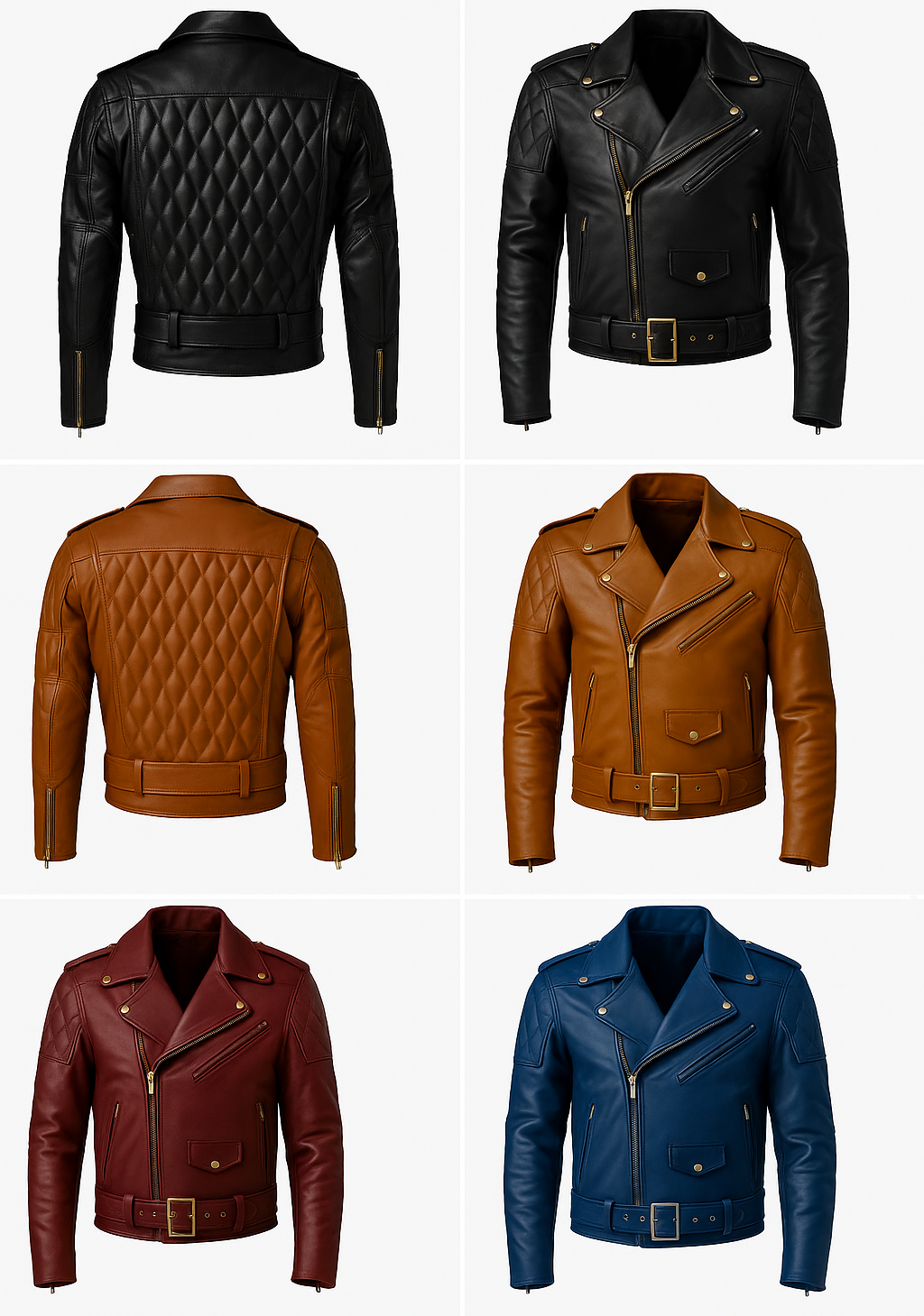 KnightMark – Men’s Armored Quilted Leather Biker Suit Luxequir Vogue