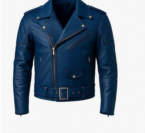 KnightMark – Men’s Armored Quilted Leather Biker Suit Luxequir Vogue