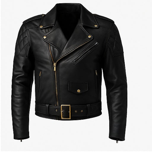 KnightMark – Men’s Armored Quilted Leather Biker Suit Luxequir Vogue