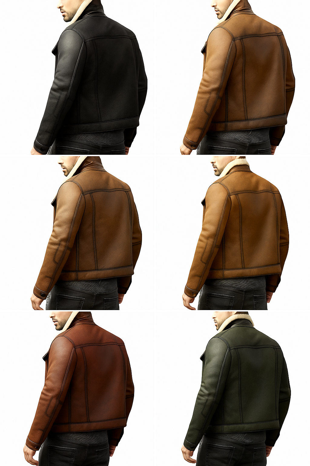 Kodiak Crest – Men’s Shearling-Lined Vintage Bomber Jacket Luxequir Vogue