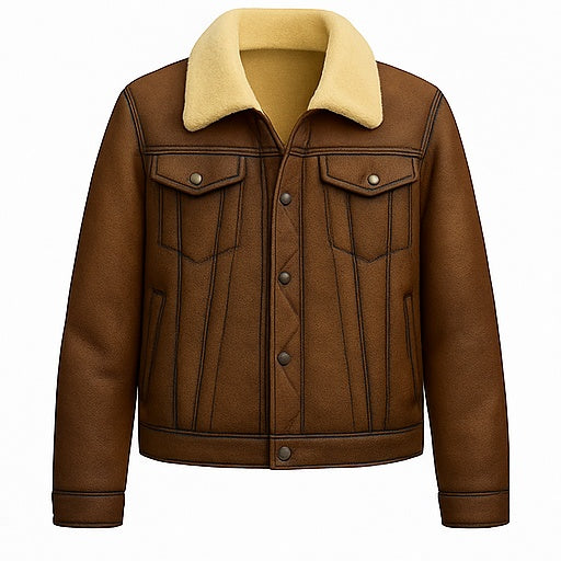 Kodiak Crest – Men’s Shearling-Lined Vintage Bomber Jacket Luxequir Vogue