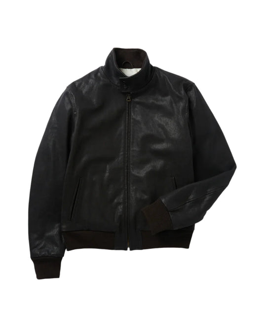 The Beaumont – Luxequir Signature Bomber in Deep Earth Leather Luxequir Vogue