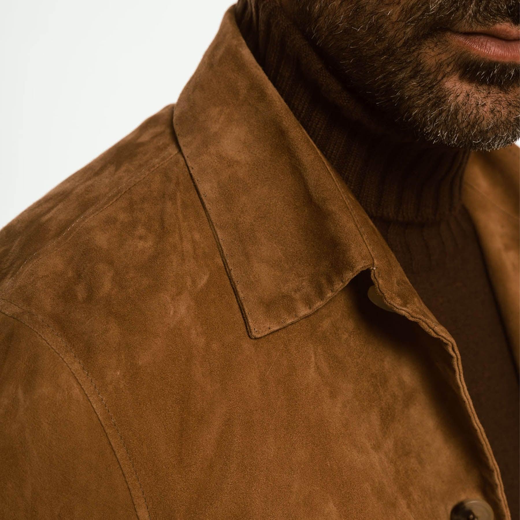 Luxequir Dune Trail – Reverse Suede Handmade Iconic Safari Jacket Luxequir Vogue