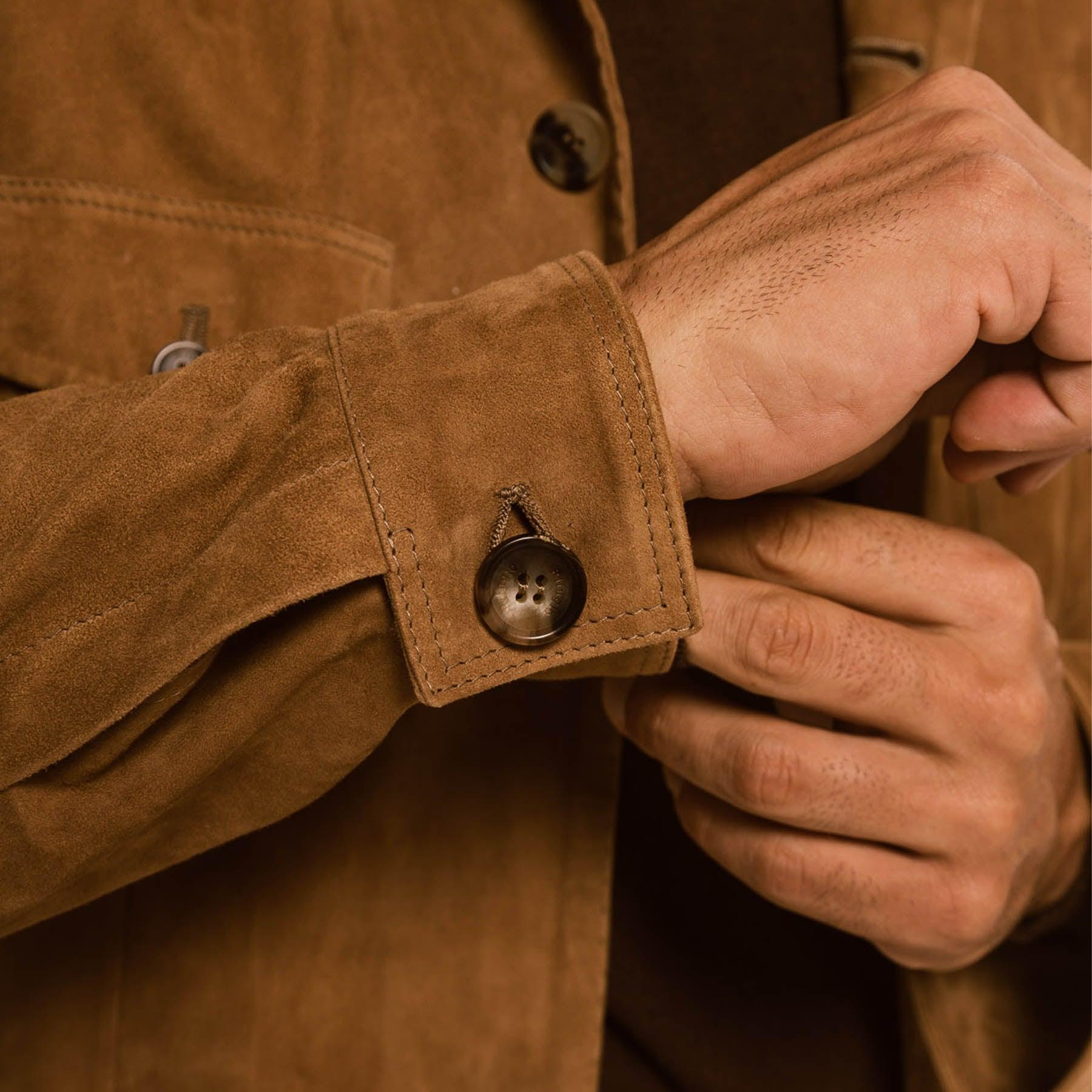 Luxequir Dune Trail – Reverse Suede Handmade Iconic Safari Jacket Luxequir Vogue