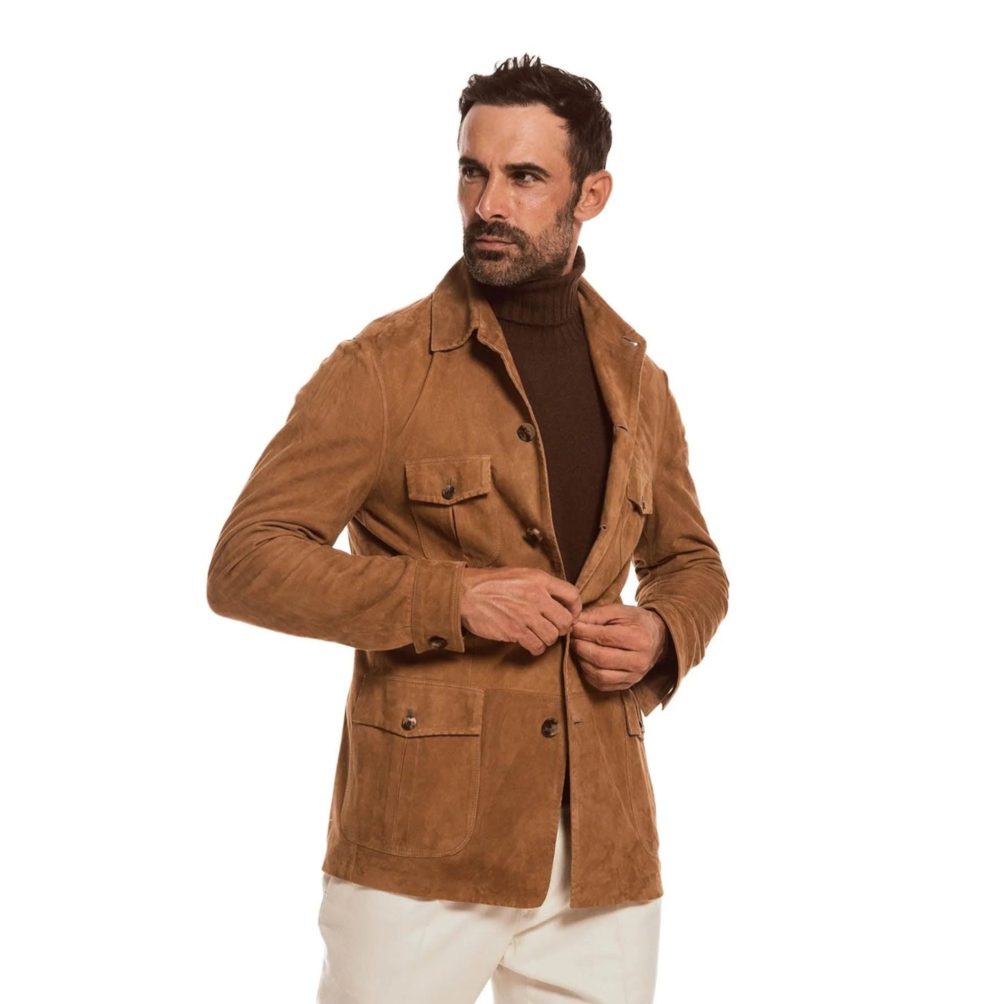 Luxequir Dune Trail – Reverse Suede Handmade Iconic Safari Jacket Luxequir Vogue