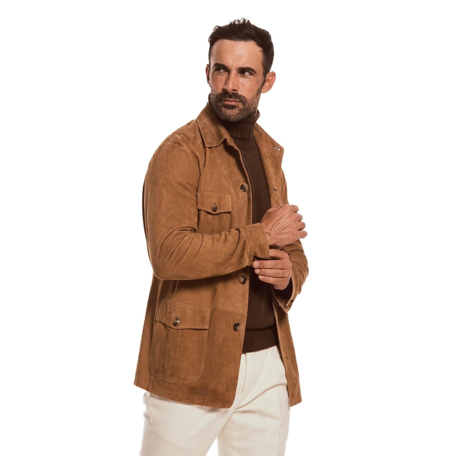 Luxequir Dune Trail – Reverse Suede Handmade Iconic Safari Jacket Luxequir Vogue