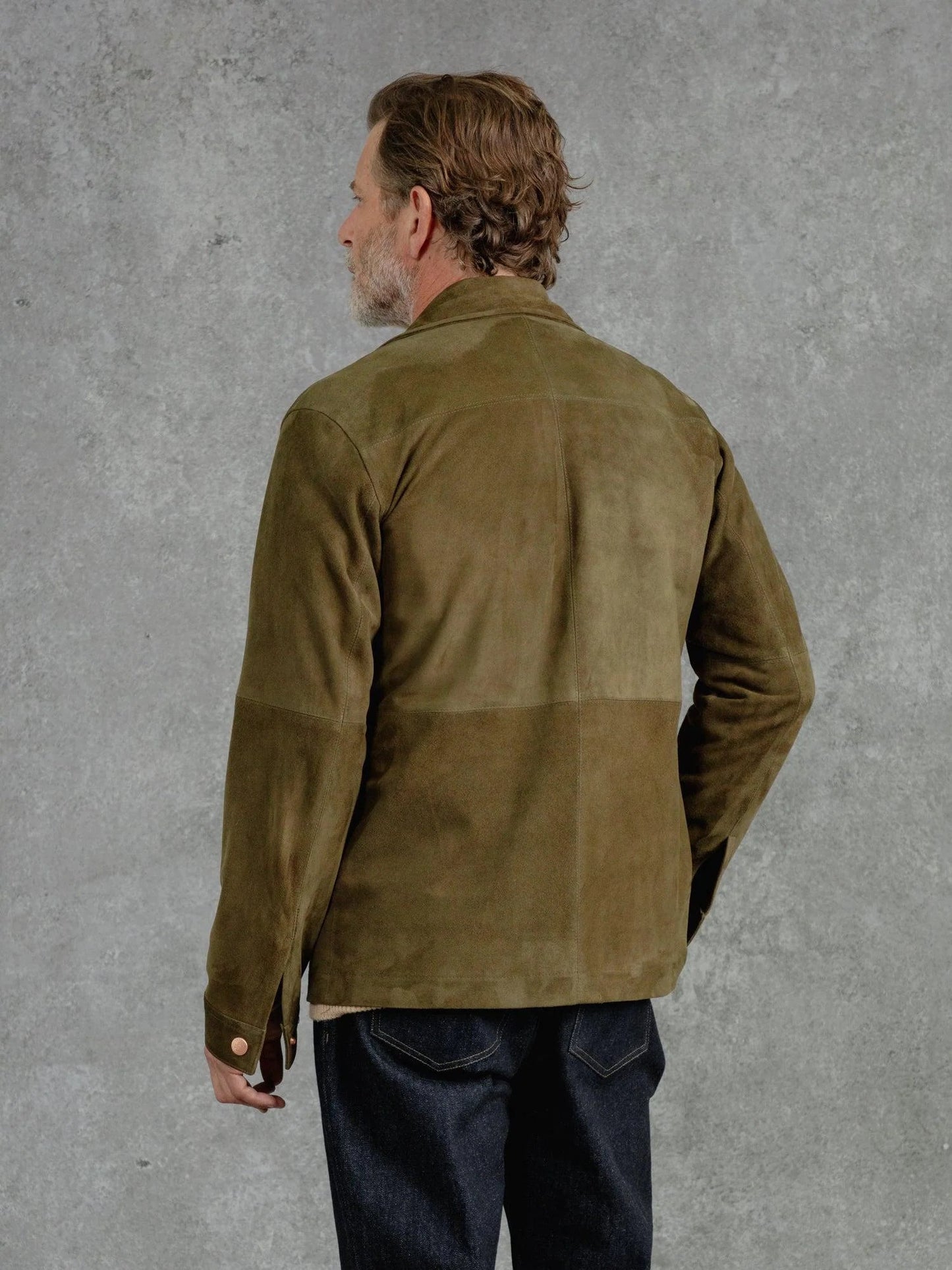 Moss Green Overshirt – Luxe Suede Edition Luxequir Vogue