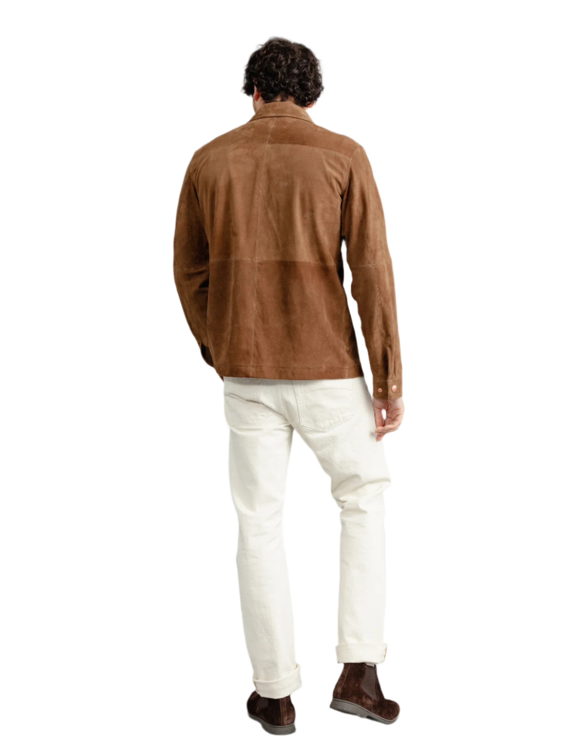 The Suede Panelled Overshirt – Luxe Tan Luxequir Vogue