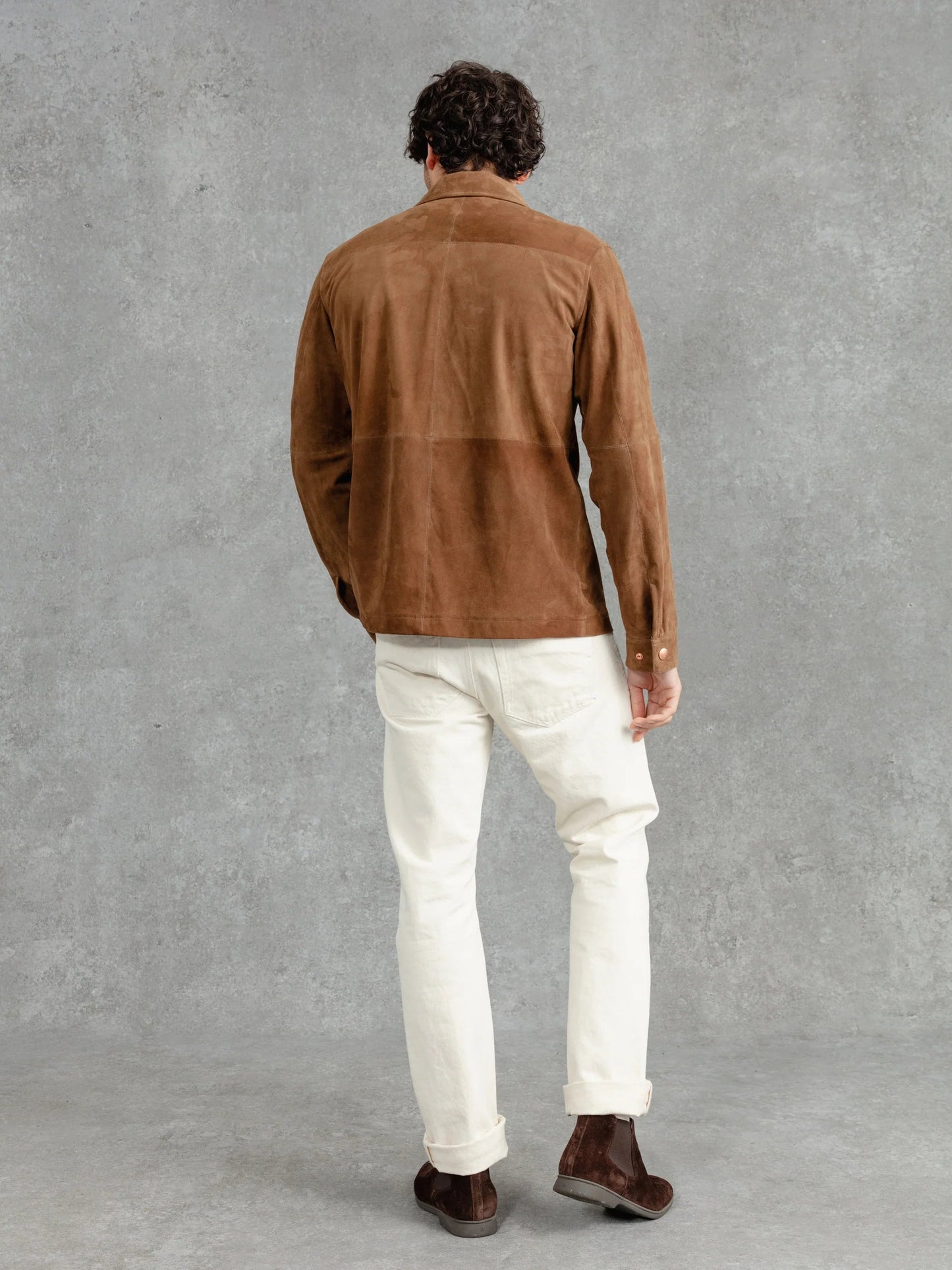 The Suede Panelled Overshirt – Luxe Tan Luxequir Vogue